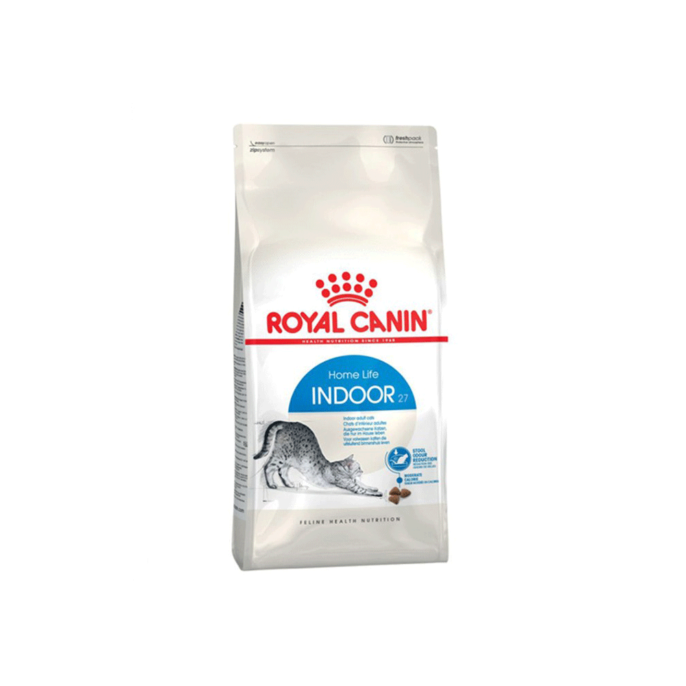 غذای خشک گربه بالغ ایندور شورت هیر رویال کنین royal canin indoor