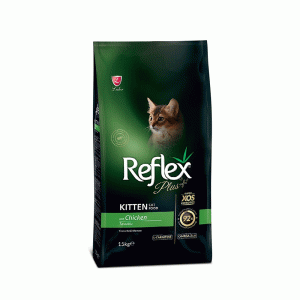 غذای خشک گربه رفلکس پلاس مرغ کیتنreflex plus chicken kitten