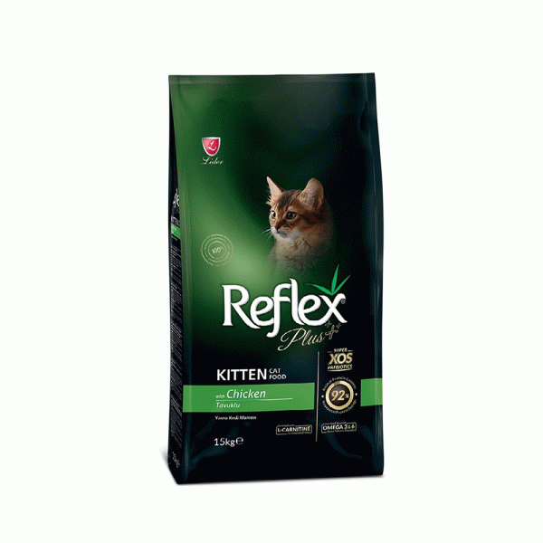 غذای خشک گربه رفلکس پلاس مرغ کیتنreflex plus chicken kitten