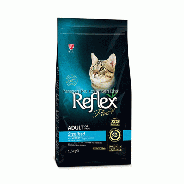 غذای خشک گربه رفلکس پلاس ماهی عقیم reflex plus sterlised salmon