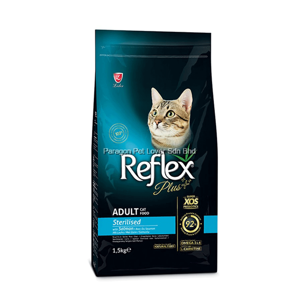 غذای خشک گربه رفلکس پلاس ماهی عقیم reflex plus sterlised salmon
