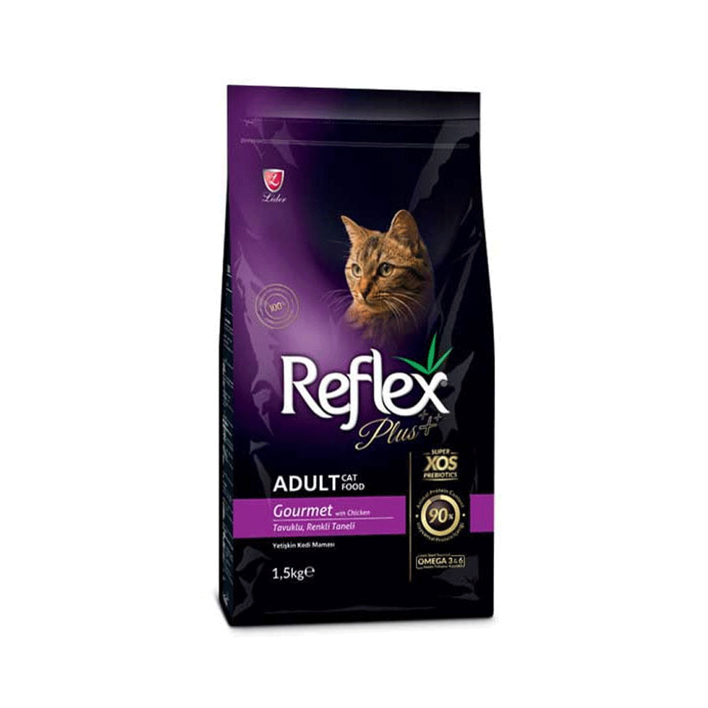 غذای خشک گربه رفلکس پلاس گورمت reflex plus chicken gourmet