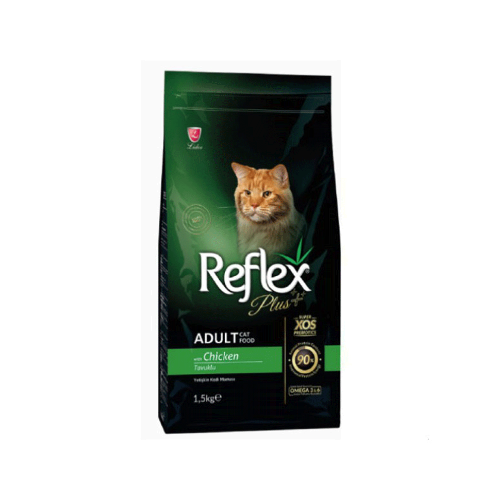 غذای خشک گربه رفلکس پلاس مرغ ادالت reflex plus chicken