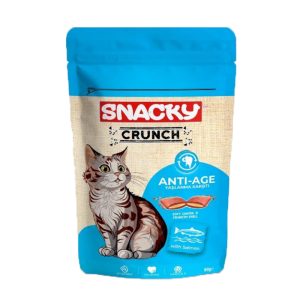 تشویقی کرانچی اسنکی با طعم سالمون ضد پیری snacky