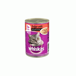 کنسرو گربه ویسکاس گوشت WHISKAS