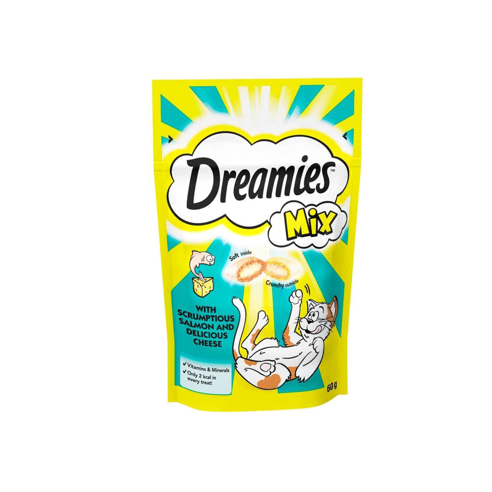 تشویقی کرانچی دریمیز ماهی و پنیر dreamies
