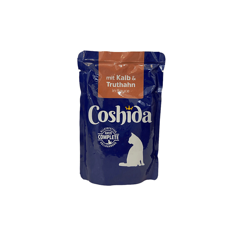 پوچ گربه کوشیدا گوساله و بوقلمون در ژله  coshida