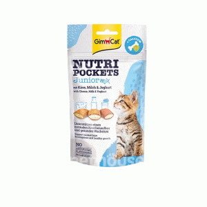 تشویقی مغزدار جیم کت شیر بچه گربه gim cat nutri 60g