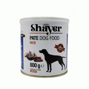 کنسرو سگ شایر پته میکس shayer 800g