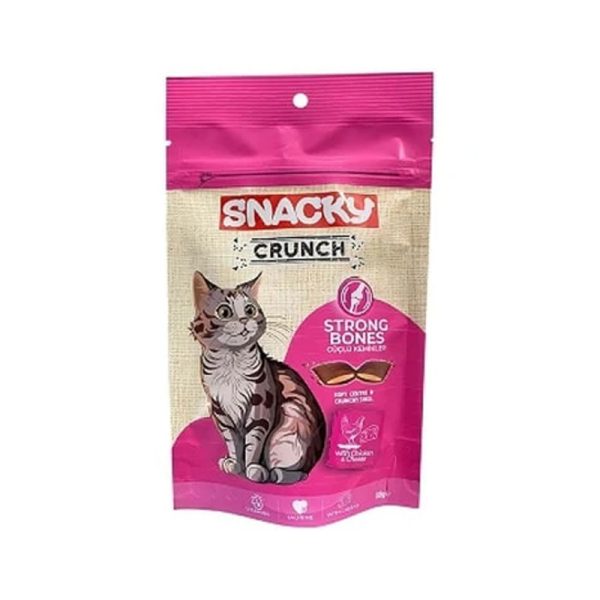تشویقی کرانچی اسنکی مرغ و پنیر تقویت استخوان و مفاصل snacky