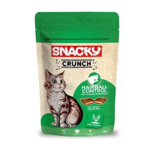 تشویقی کرانچی اسنکی مرغ دفع گلوله مویی snacky