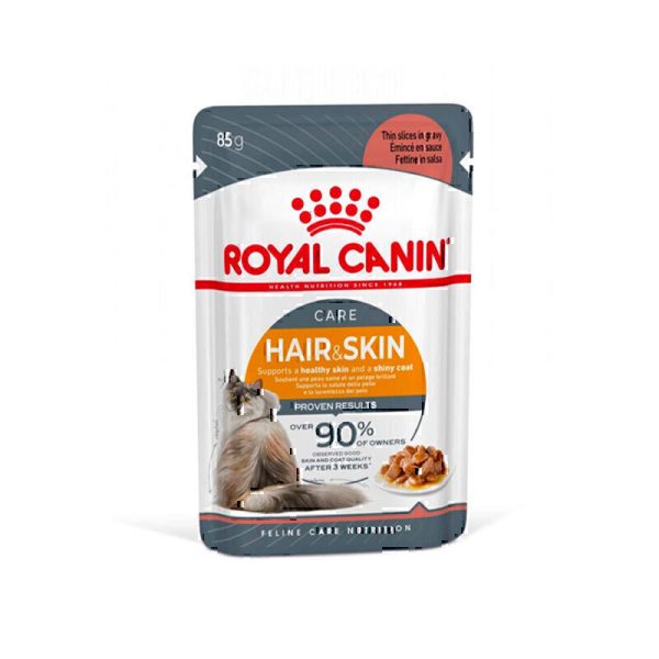 پوچ گربه رویال کنین پوست و مو royal canin hair and skin