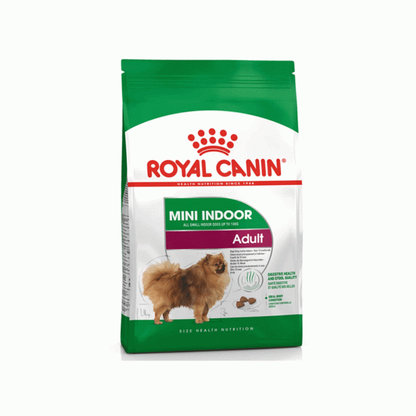 غذای خشک سگ مینی ایندور ادالت رویال کنین 1/5 کیلویی royal canin mini indoor adult