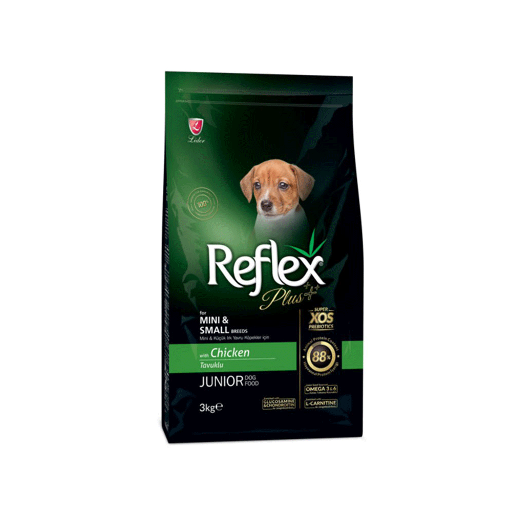 غذای خشک سگ رفلکس پلاس مرغ جونیور reflex