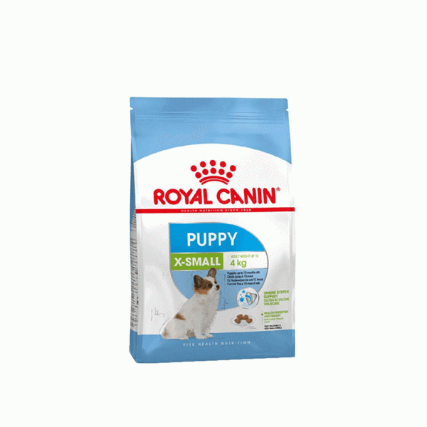 غذای خشک سگ ایکس اسمال پاپی رویال کنین royal canin x small puppy