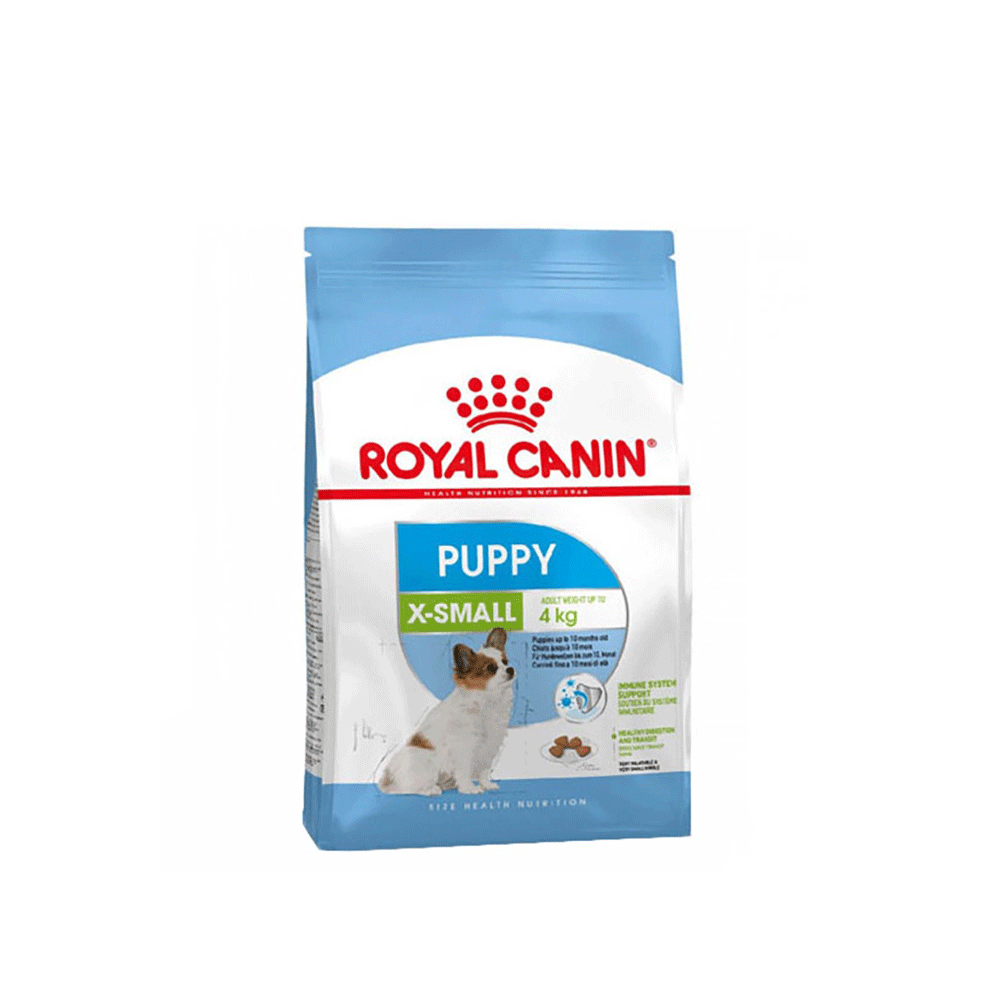 غذای خشک سگ ایکس اسمال پاپی رویال کنین royal canin x small puppy