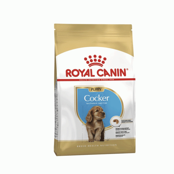 غذای خشک سگ نژاد کوکر پاپی رویال کنین royal canin cocker puppy