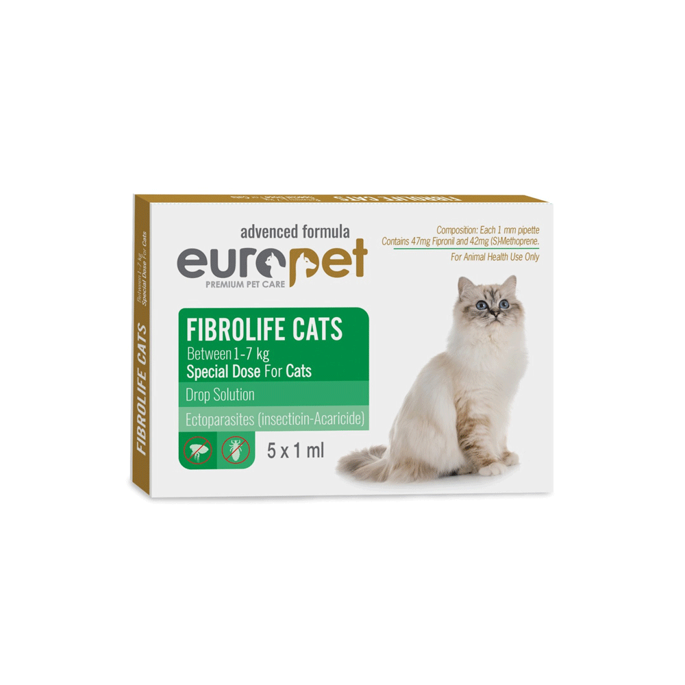 قطره ضد کک و کنه گربه یوروپت europet