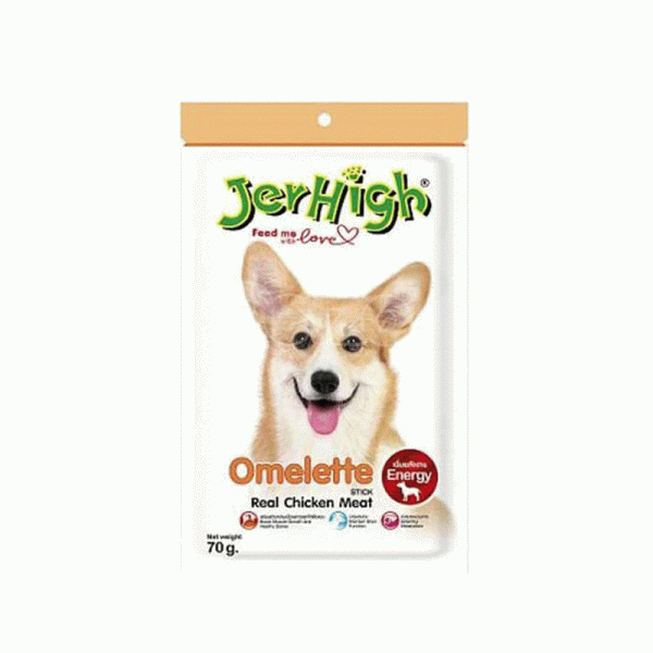 تشویقی سگ جرهای املت مرغ jerhigh