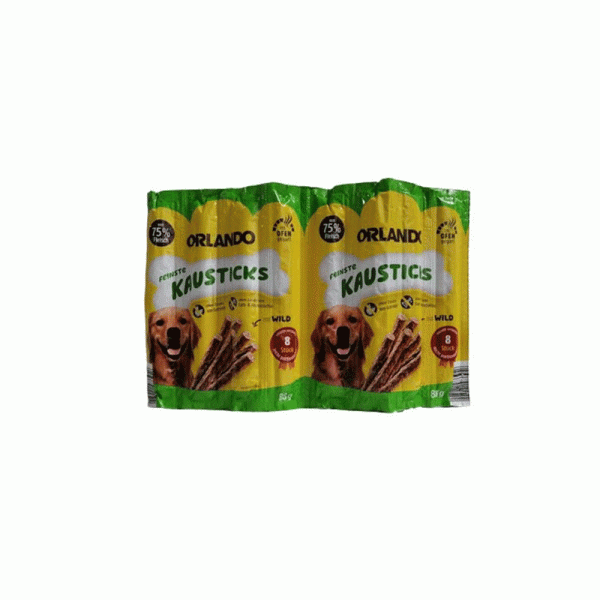 تشویقی مدادی سگ اورلاندو گوشت شکار هشت تایی orlando
