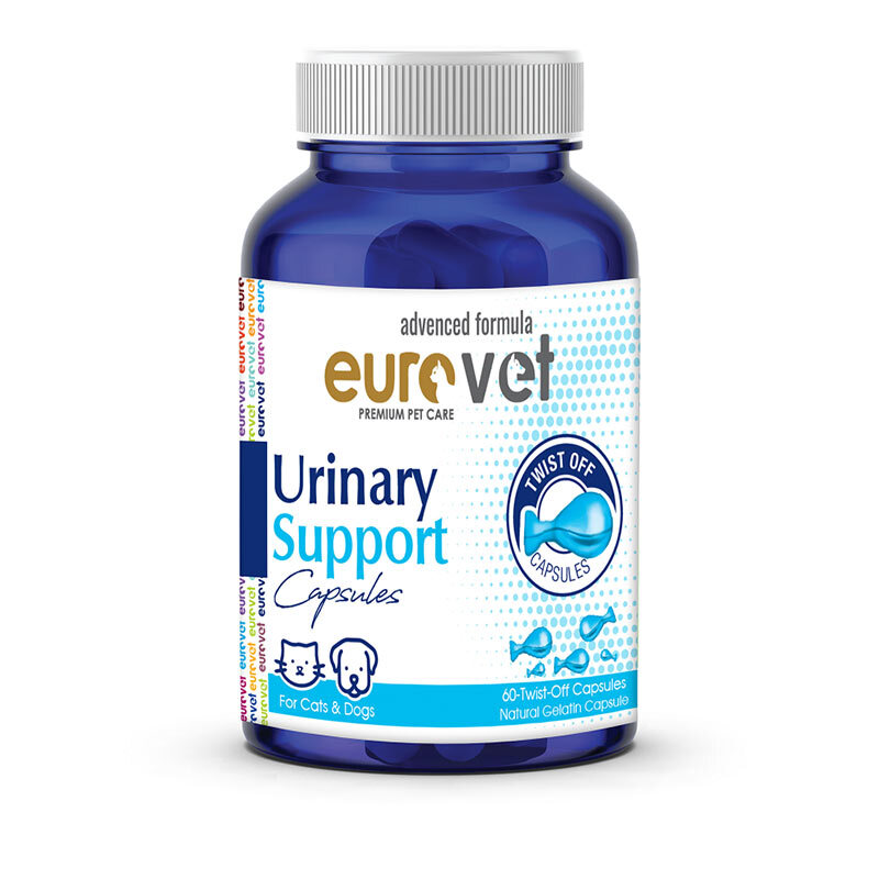 قرص یورینری ساپورت تقویت مجاری ادرار سگ و گربه یورو وت eurovet