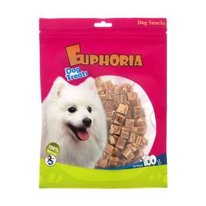 تشویقی سگ ایفوریا مدل تکه های مکعب بره euphoria
