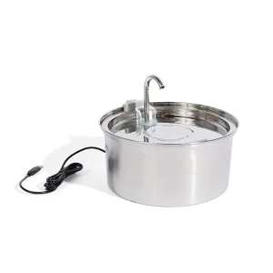 آبخوری اتومات سگ و گربه استیل