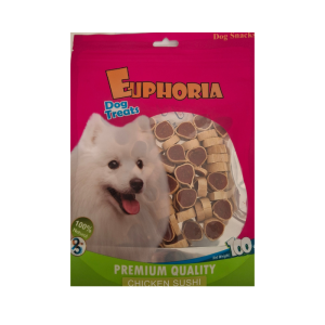 تشویقی سگ ایفوریا مدل سوشی با طعم مرغ euphoria