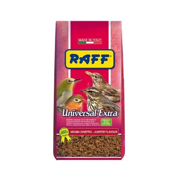 غذای پودری میوه و حشره مینا و پرندگان حشره خوار راف ایتالیا  raff universal