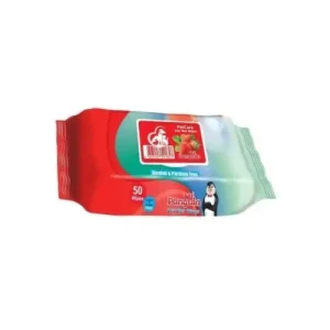 دستمال مرطوب پنگوئن با رایحه توت فرنگی