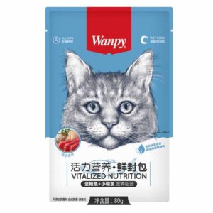 پوچ گربه ونپی باطعم مرغ ماهی و برنج