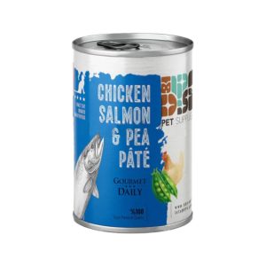 کنسرو گربه دی پی اس با طعم مرغ و سالمون 400 گرمی