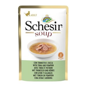 سوپ شسیر گربه با طعم ماهی تن و کدو85 گرمی