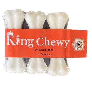 استخوان ژلاتینی 3عددی سگ king chewy