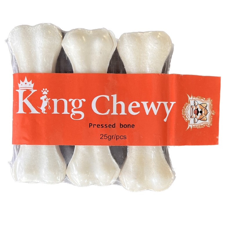 استخوان ژلاتینی 3عددی سگ king chewy