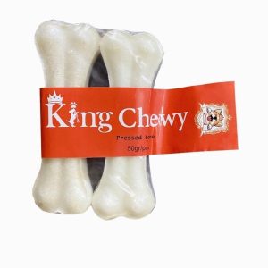 تشویقی استخوان دنتال فلورایدی 2 عددی king chewy