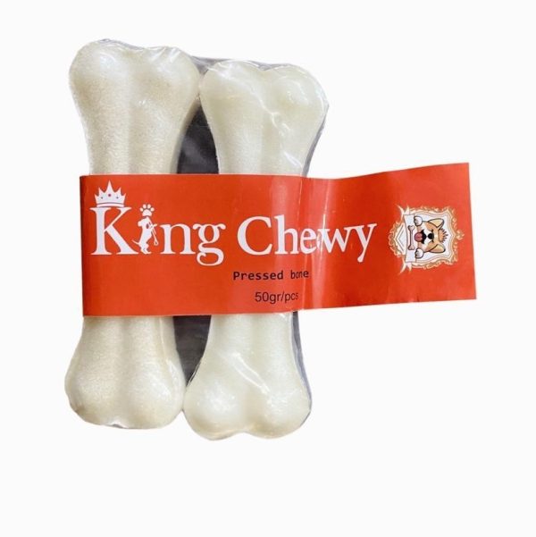 تشویقی استخوان دنتال فلورایدی 2 عددی king chewy