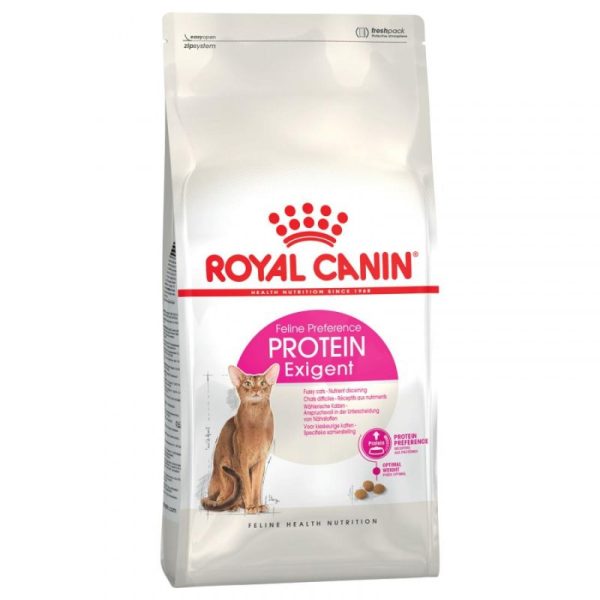 غذا خشک گربه اگزیجنت رویال کنین مدل پروتئین 2 کیلویی exigent royal canin