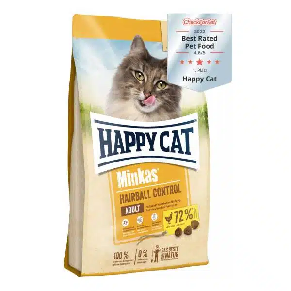 غذا خشک گربه هپی کت هیربال Happy cat