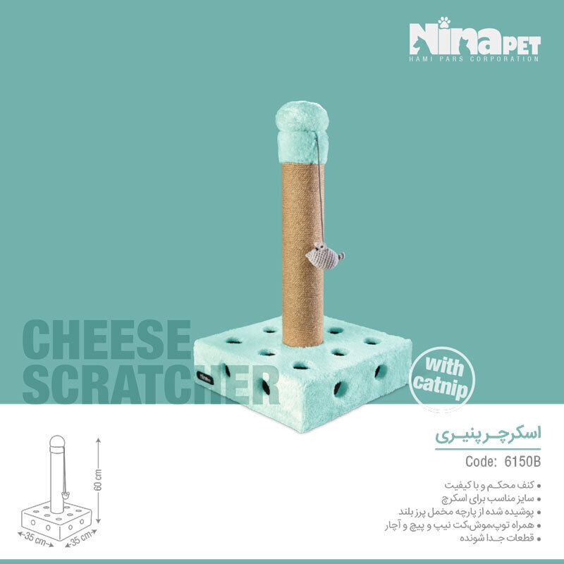 اسکرچر گربه  نیناپت مدل پنیری