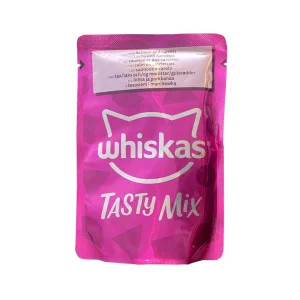 پوچ گربه ویسکاس سالمون و هویج whiskas