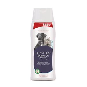 شامپو براق کننده مو سگ و گربه بایولاین  Bioline Glossy Coat Shampoo