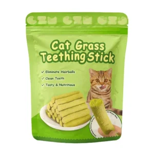 کت گرس cat grass teething stick