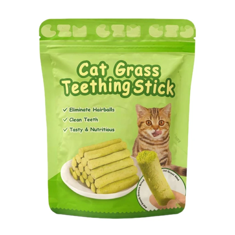 کت گرس cat grass teething stick
